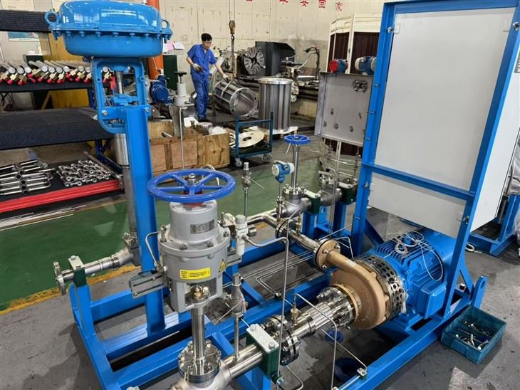 High Efficiency Cryogenic Centrifugal Pump Skid For Air Liquide